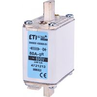 Wkładka bezpiecznikowa (topikowa) NH000/K 125A gR 690V ultraszybka / Z wybijakiem | 004721230 Eti