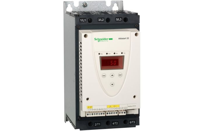 Układ łagodnego rozruchu ATS22 3-fazowe 230/440VAC 50/60Hz 37kW 75A IP20, Altistart 22 | ATS22D75Q Schneider Electric