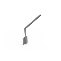 Wysięgnik lampowy stały Fi-48,3 550mm 110st | 94501102 Elko-Bis