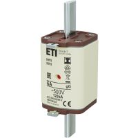 Wkładka bezpiecznikowa (topikowa) NH1/I 6A gG 500V zwłoczna / Zaczepy izolowane | 004194233 Eti