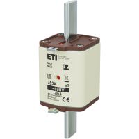 Wkładka bezpiecznikowa (topikowa) NH2/I 355A gG 690V zwłoczna / Zaczepy izolowane | 004195323 Eti