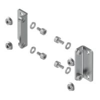 Uchwyt boczny do wsporników WD montowanych na tylnej ścianie obudowy (1kpl.=2szt) UA-B-WD | 001338103 Eti