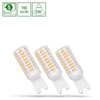 Lampa LED G9 230V 4W CW DImmABLE SMD 5 lat PREMIUMSpectrum 3-PACK | WOJ+14486 Wojnarowscy