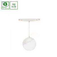 Oprawa LED GLOBE P  kula zwis na szyn. 100 (850mm kabel) 5W 165st biała 5 lat gw. CASAMBI system SHI | WLD+40034_CASAMBI Wojnarowscy