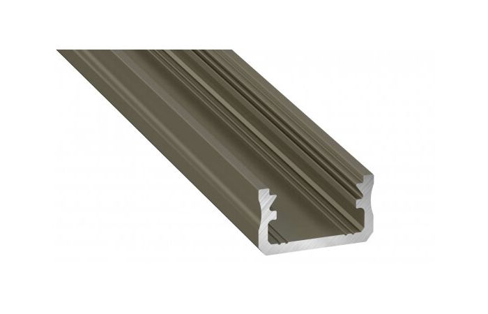 Profil A nawierzchniowy 1m inox anodowany AL-PROFIL A 9,3x16mm GXLP742 | 10-0013-10 LED Labs
