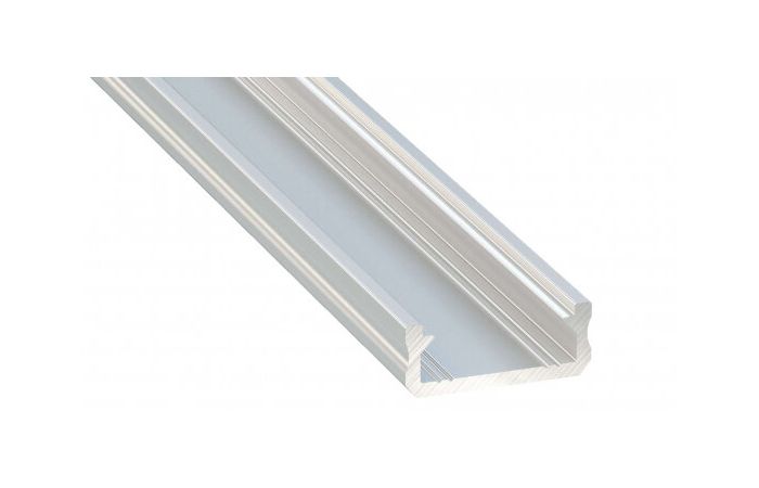 Profil D nawierzchniowy 2m surowy AL-PROFIL D 6,3x16mm | 10-0040-20 LED Labs