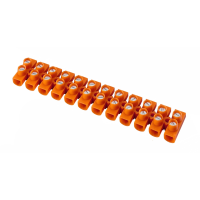 Listwa zaciskowa gwintowa termoplast. 10 mm2, 12 torów LTF12-10.0 pomarańczowa | 21512108 SIMET S.A.