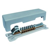 Szyna wyrównująca potencjał 1x50mm2, 7x25mm2, 30x4mm SWP2 | 84332002 Simet