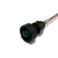 Kontrolka diodowa klosz 10 mm, 24V Klp10G/24V zielona | 84410005 Simet