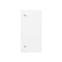 Klawisz podwójny roletowy L/P 1/2 do ABB-free@home, 6220T-A02000 240, Zoni biały matowy  | 2CHT622002A4240 ABB