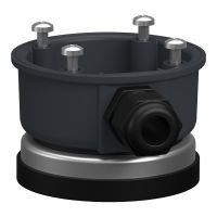 Uniwersalny element montażowy, plastikowy adapter magnetyczny, szary, Harmony XV4/XV6/XVB7 | XVZ08 Schneider Electric
