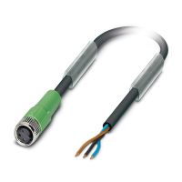 Kabel czujnika/urządzenia wykonawczego SAC-3P- 5,0-PUR/M 8FS, 3-pin, czarno-szary (5m) | 1669628 Phoenix Contact