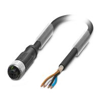 Kabel czujnika/urządzenia wykonawczego- SAC-4P- 1,5-PUR/M12FS SH, 4-pin, czarno-szary (1,5m) | 1682841 Phoenix Contact