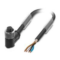 Kabel czujnika/urządzenia wykonawczego SAC-4P- 5,0-PUR/M12FR SH, 4-pinowy, czarno-szary (5m) | 1682922 Phoenix Contact