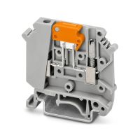 Złącze z odłącznikiem nożowym, z zaciskami śrubowymi UK 5-MTK-P/P, szare | 3004032 Phoenix Contact
