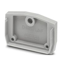 Pokrywa zamykająca D-MSB 1,5-F, (DxSxW) 32x9,9x22mm, szara | 3024180 Phoenix Contact