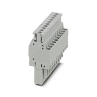 Wtyk z zaciskiem śrubowym do gniazd Combi UPBV 2,5/10 ,10-biegunowy, 0,14-4mm2 szara | 3045499 Phoenix Contact