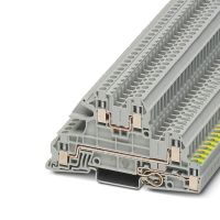 Złącze instalacyjne do przewodów ochronnych UTI 2,5-PE/L/L, zielono-żółte | 3076029 Phoenix Contact