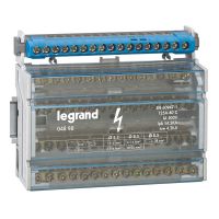 Listwa przyłączeniowa izolowana IP2X N17 niebieska, 16x16mm2 + 1x25mm2 | 004845 Legrand