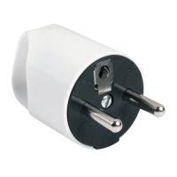 Wtyczka sieciowa Nano W-116A IP20 250V, biały/czarny | 70514 Kanlux