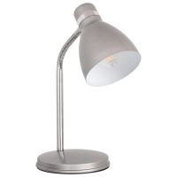 Lampka biurkowa Zara HR-40-SR 40W E14, srebrna | 7560 Kanlux