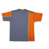T-shirt LEISURE szaro-pomarańczowy, rozmiar XXL $ | MSTSTGRXX Delta Plus