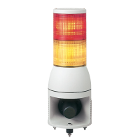 Kolumna świetlna Harmony XVC 100 mm 100..240 V syrena stała/migający LED pomarańczowa/czerwona | XVC1M2HK Schneider Electric