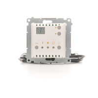 Regulator temperatury z wyświetlaczem z czujnikiem zewnętrznym (moduł) 16(2) A, 230V, biały | DTRNSZ.01/11 Kontakt Simon