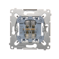 Łącznik krzyżowy (mechanizm) 10AX, 250V, szybkozłącza SW7M Simon 54 | SW7M Kontakt Simon