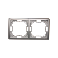 Ramka podwójna uniwersalna stal stal inox BMR2/21 Simon Basic | BMR2/21 Kontakt Simon