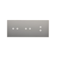Panel dotykowy S54, 3 moduły, 2 pola dotyk.poziom+2 pole dotyk.poziom+2 pola dotyk.pion, mgła | DSTR3223/71 Kontakt Simon