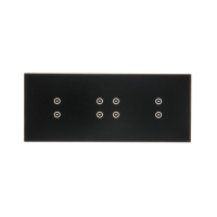 Panel dotykowy S54, 3 moduły, 2 pola dotyk. pion+4 pola dotyk.+2 pola dotyk. pion, zastygła lawa | DSTR3343/73 Kontakt Simon