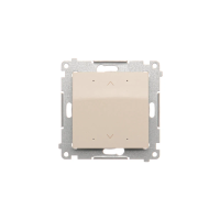 Sterownik przyciskowy do obsługi rolety żaluzji markizy [WiFi] 2x5A 230V (moduł) kremowy Simon 54 GO | DEZ1W.01/41 Kontakt Simon