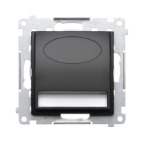 Oprawa oświetleniowa LED, 230 V AC, 1.1 W, białe neutralne 4000 K, czarny mat, Simon 54 | DOSB.01/49 Kontakt Simon