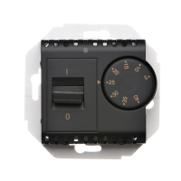 Regulator temperatury z czujnikiem zewnętrznym (moduł) 16(2) A, 230V, czarny mat, Simon 54 | DRT10Z.02/49 Kontakt Simon