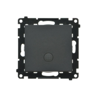 Łącznik krzyżowy z podświetl LED, piktogr schody (moduł) 10AX 250V szybkozłącza, Czarny mat Simon 55 | TW7L.01/149 Kontakt Simon