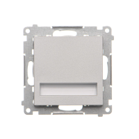 Oprawa oświetleniowa LED 230 V (0,93 W). Barwa ciepła biała 3100 K, Aluminium mat Simon 55 | TOS3K.01/143 Kontakt Simon