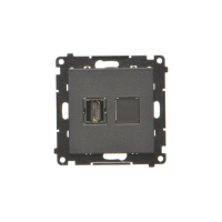 Gniazdo HDMI (moduł), Czarny mat Simon 55 | TGHDMI.01/149 Kontakt Simon