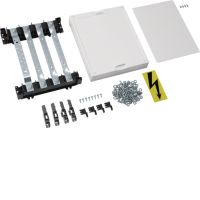 Blok 300x250mm z szynami 4-pol. Cu 25x4mm 4x250A, Univers N | UE21D2 Hager