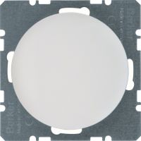 Zaślepka z płytką czołową, biały, połysk, R.1/R.3 | 10092089 Hager
