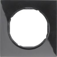 Ramka pojedyncza, czarny, połysk, R.3 | 10112245 Hager