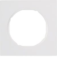 Ramka pojedyncza, biały, połysk, R.3 | 10112289 Hager