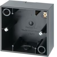 Puszka n/t pojedyncza, antracyt, mat S.1 | 10419949 Hager