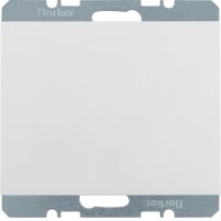 Zaślepka z płytką czołową, biały, K.1 | 10457009 Hager