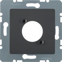 Płytka czołowa do gniazd XLR, antracyt, B.x | 14121606 Hager