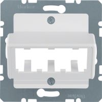 Płytka centralna do 3 MINI-COM Module, biały, S.1/B.3/B.7 | 14271909 Hager