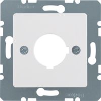 Płytka centralna do aparatu zgłoszeniowego Fi 22,5 mm, biały | 143209 Hager