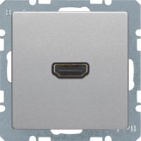 Gniazdo HDMI, alu aksamit, lakierowany, Q.x | 3315426084 Hager