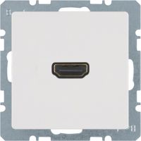 Gniazdo HDMI, biały, aksamit, Q.x | 3315426089 Hager