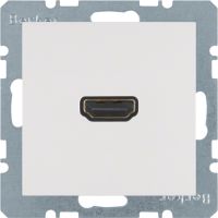 Gniazdo HDMI z przyłączem 90st., biały, mat, S.1/B.3/B.7 | 3315431909 Hager
